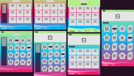 Catagories page wireframes