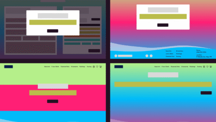 Confirmation page wireframes