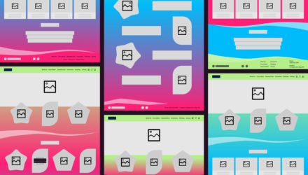 Home page wireframes
